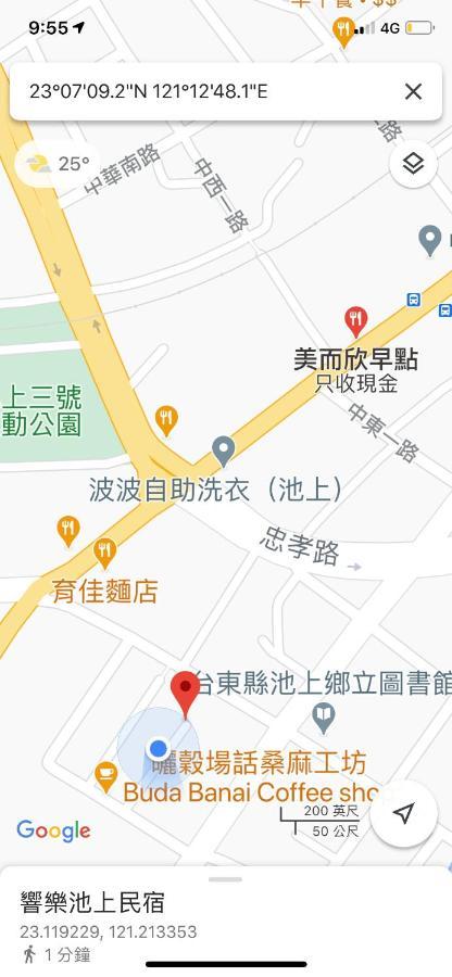 響樂池上電梯民宿1663 Chishang Music Guesthouse Esterno foto